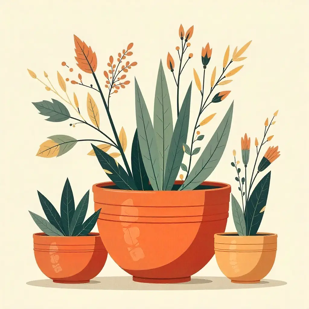 Jardinera artesanal de terracota